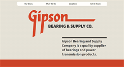 Desktop Screenshot of gipsonbearing.com
